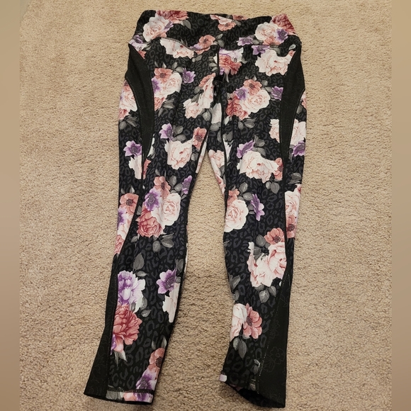 Torrid Black Floral Leggings - Picture 1 of 4